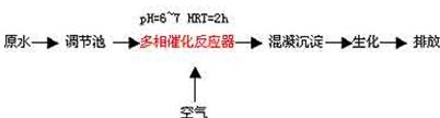 多相催化氧化工藝處理高濃度有機廢水